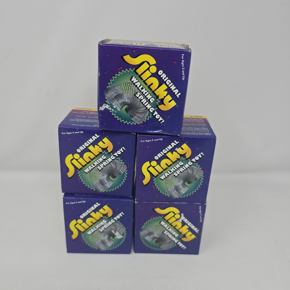 Slinky 2004 Original new in original sealed box lot of 5 great stocking stuffer!